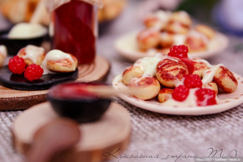 Вкусный завтрак с Камиль — Кукольная миниатюра своими руками: еда