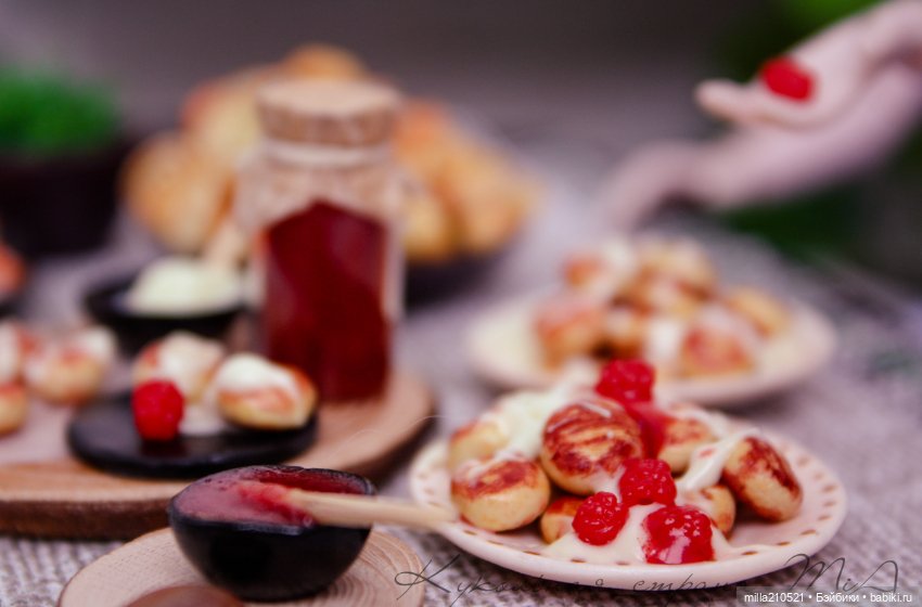 Вкусный завтрак с Камиль — Кукольная миниатюра своими руками: еда