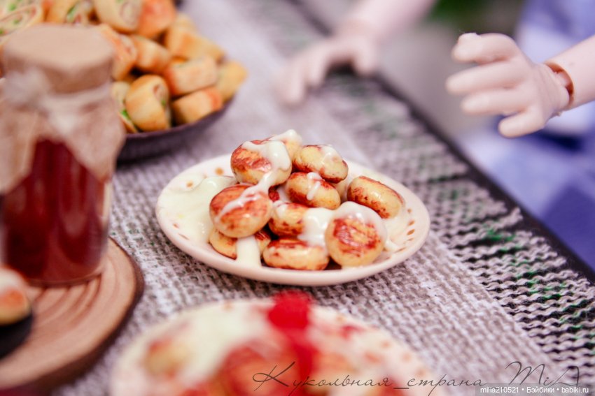 Вкусный завтрак с Камиль — Кукольная миниатюра своими руками: еда (фото 10)