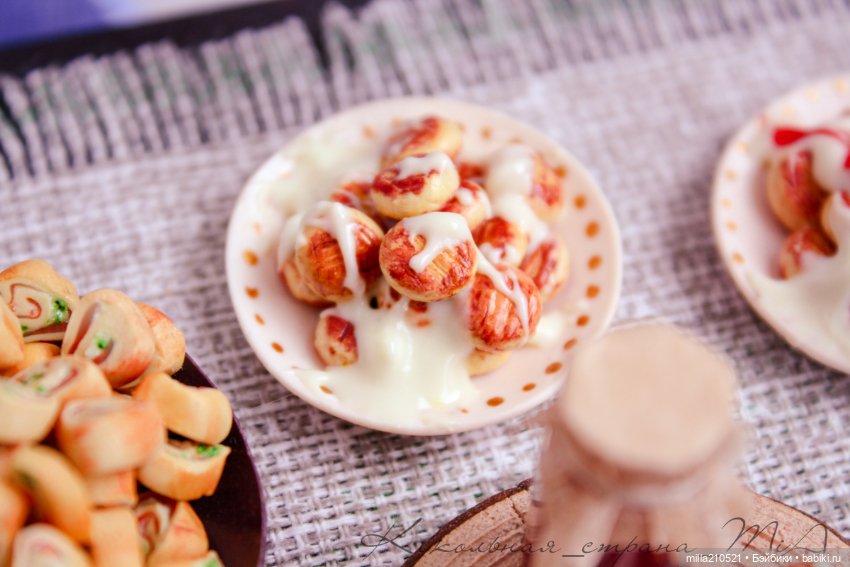 Вкусный завтрак с Камиль — Кукольная миниатюра своими руками: еда (фото 7)