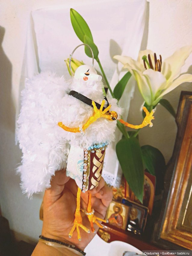 Голубок — Авторские куклы из дерева