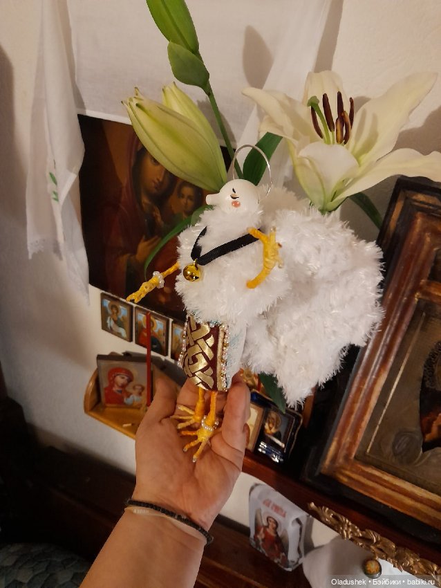Голубок — Авторские куклы из дерева (фото 2)