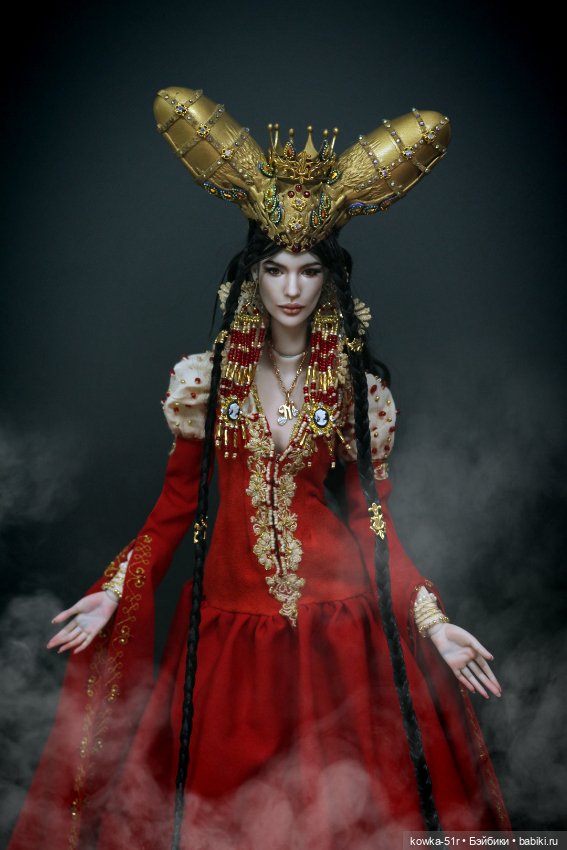 Зеркальная королева — Авторские шарнирные куклы своими руками: лепка (фото 3)