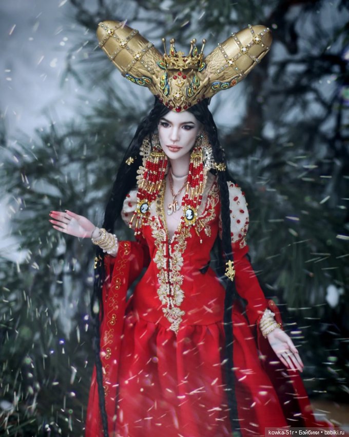 Зеркальная королева — Авторские шарнирные куклы своими руками: лепка (фото 8)