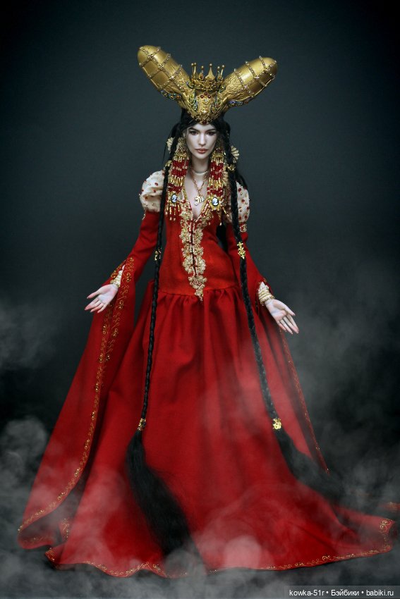Зеркальная королева — Авторские шарнирные куклы своими руками: лепка (фото 4)
