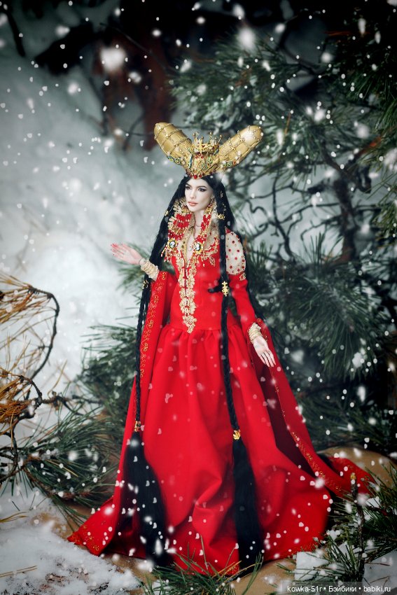 Зеркальная королева — Авторские шарнирные куклы своими руками: лепка (фото 5)