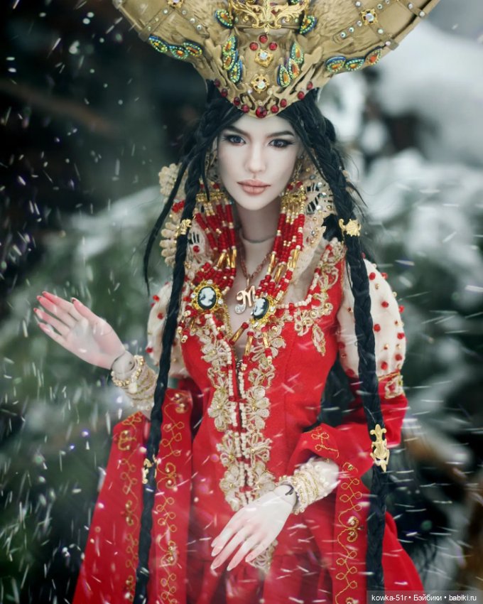 Зеркальная королева — Авторские шарнирные куклы своими руками: лепка (фото 7)