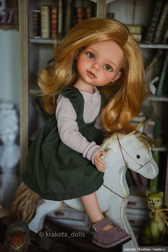 Милая девочка Даша — ООАК Paola Reina (Паола Рейна) и испанских кукол: перерисовка