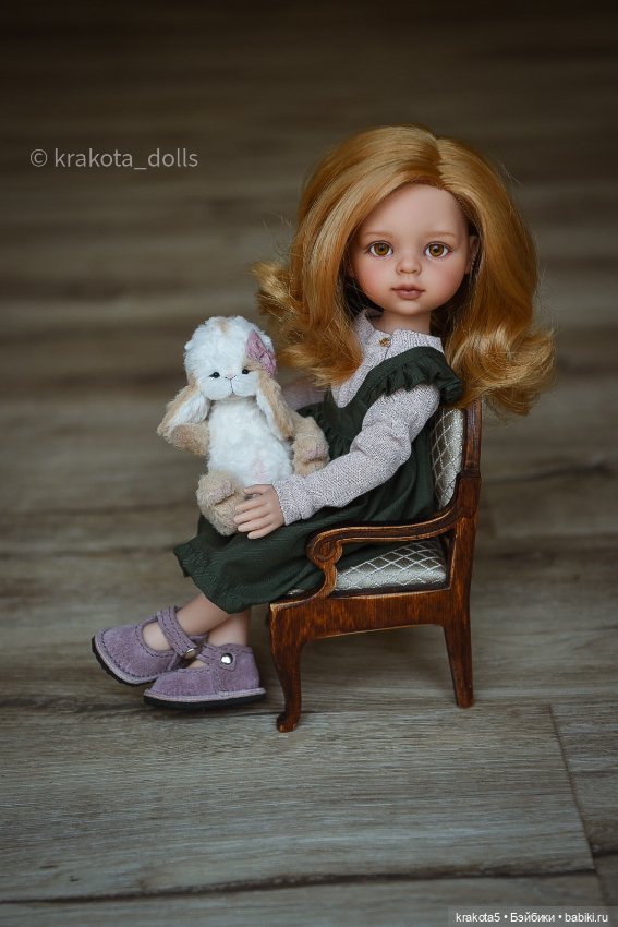 Милая девочка Даша — ООАК Paola Reina (Паола Рейна) и испанских кукол: перерисовка (фото 3)
