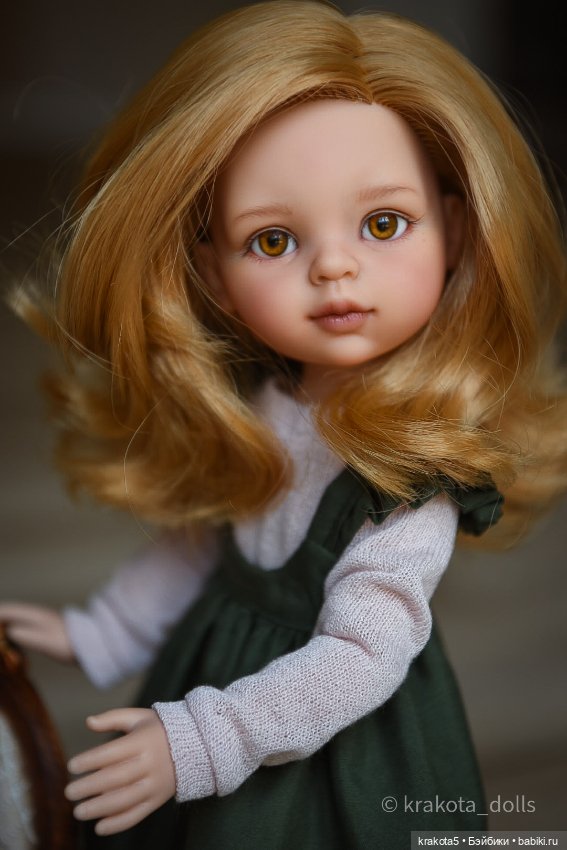 Милая девочка Даша — ООАК Paola Reina (Паола Рейна) и испанских кукол: перерисовка (фото 2)