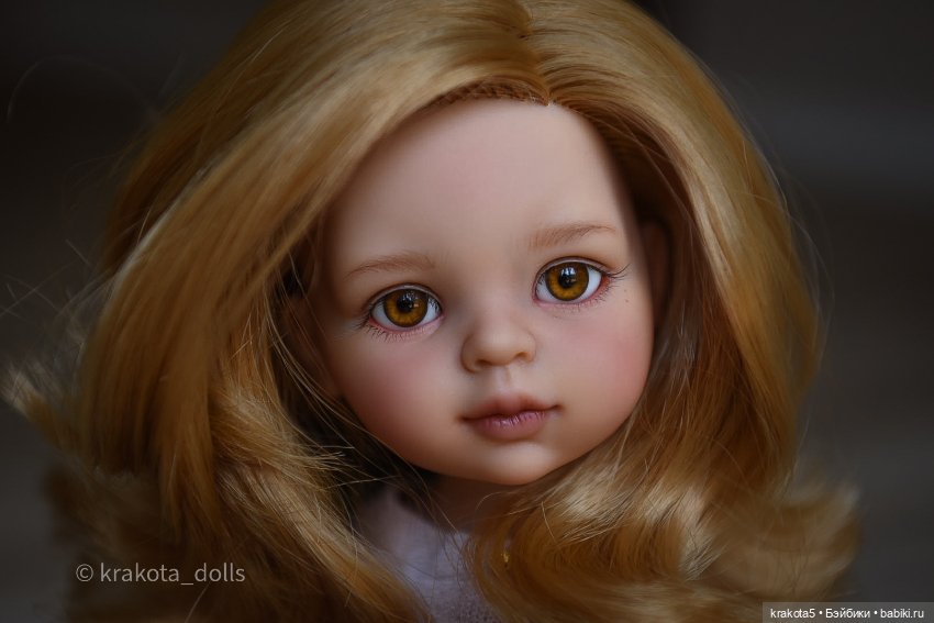 Милая девочка Даша — ООАК Paola Reina (Паола Рейна) и испанских кукол: перерисовка (фото 4)