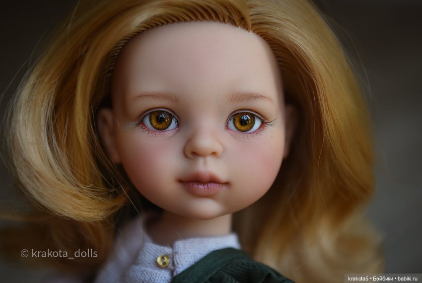Милая девочка Даша — ООАК Paola Reina (Паола Рейна) и испанских кукол: перерисовка (фото 10)