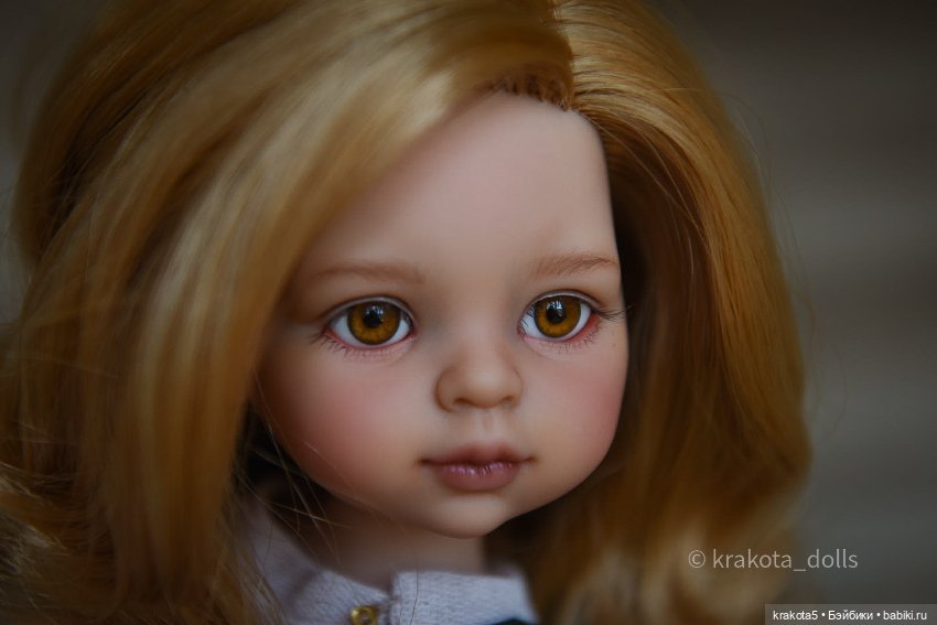 Милая девочка Даша — ООАК Paola Reina (Паола Рейна) и испанских кукол: перерисовка (фото 6)