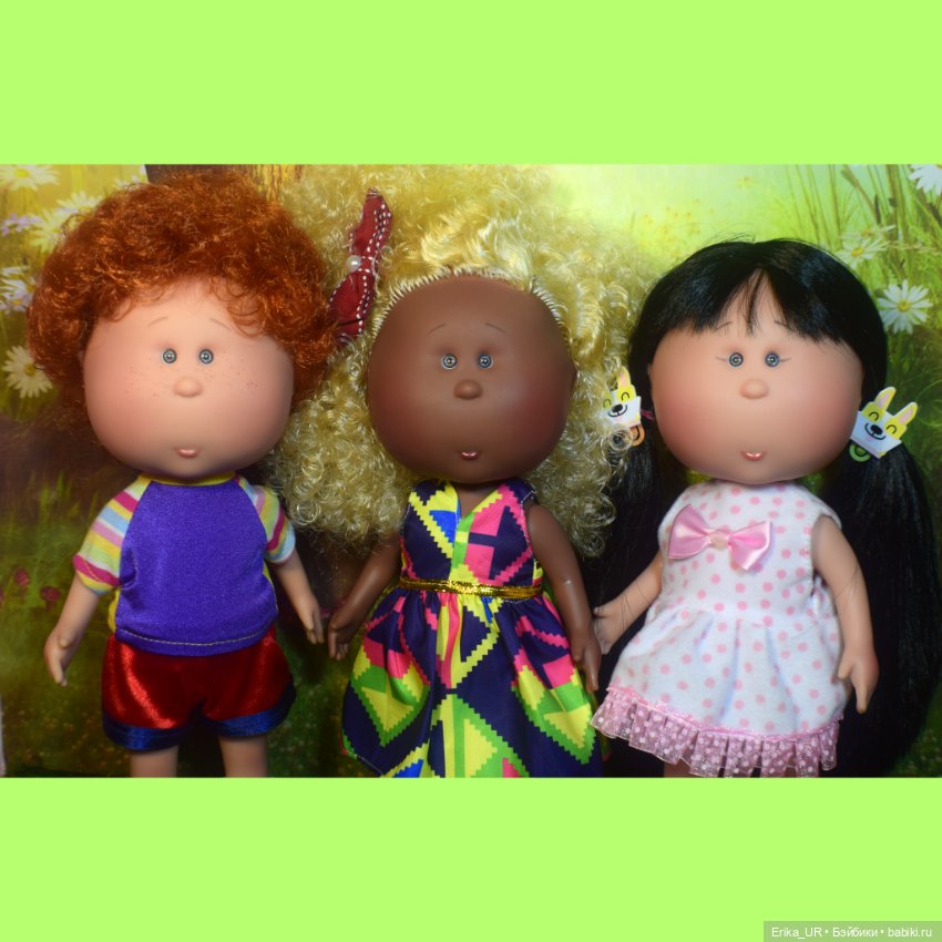 Перепись КуклоНаселения. 3 Mia и рыжая Бируте от Munecas Berbesa