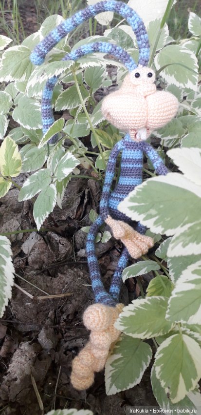 Крендель непоседа — Вязаные игрушки и амигуруми: крючком