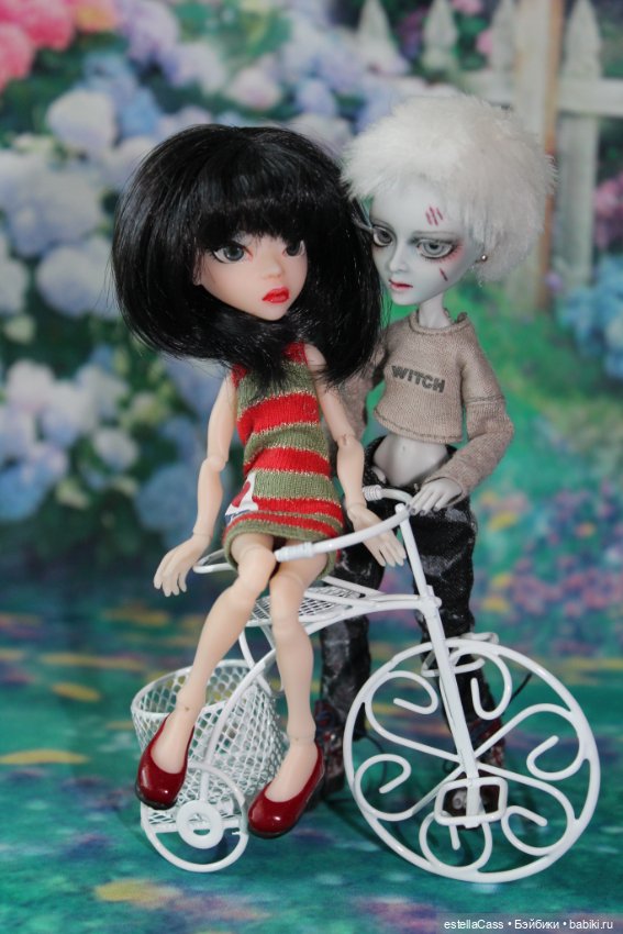 Лето! Амигаты осваивают велосипед...)))