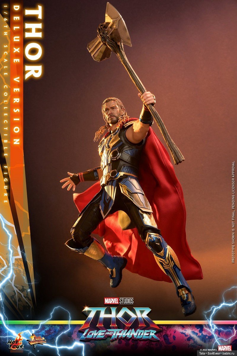 Hot Toys - две версии фигурки Тора в масштабе 1/6 по мотивам фильма «Тор: Любовь и гром» (фото 2)