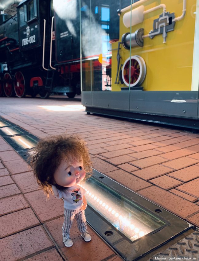 Ходили с Огурчиком в музей РЖД