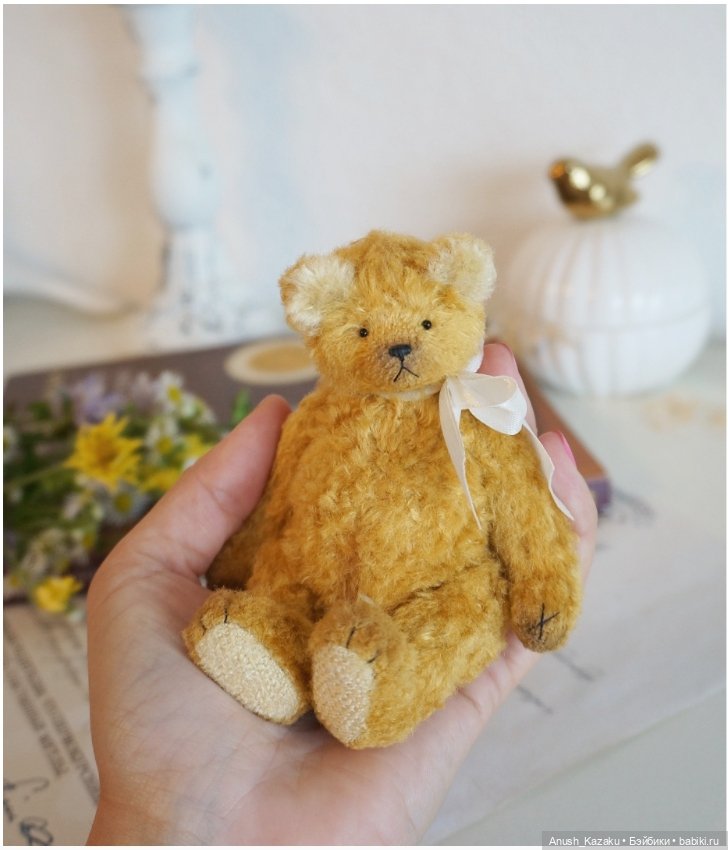 Мишка Дэнни 🌻💛 — Авторские мишки Тедди и друзья: фото (фото 3)