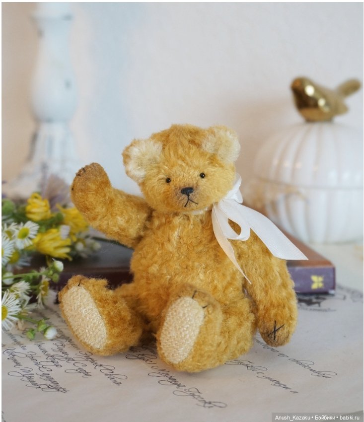 Мишка Дэнни 🌻💛 — Авторские мишки Тедди и друзья: фото (фото 7)