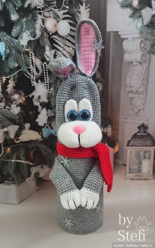 Чехол на бутылку шампанского. Символ 2023 (фото 6)