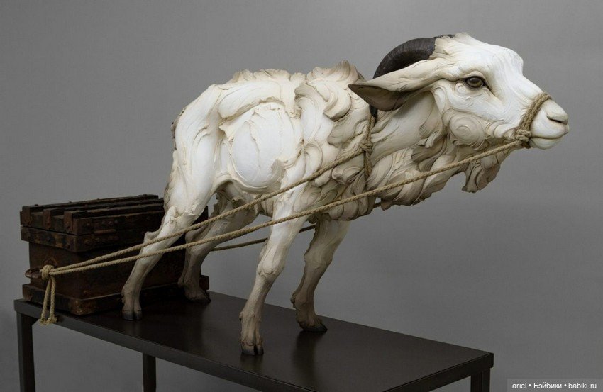 Скульптуры животных от Beth Cavener (Бет Кэвенер) (фото 2)