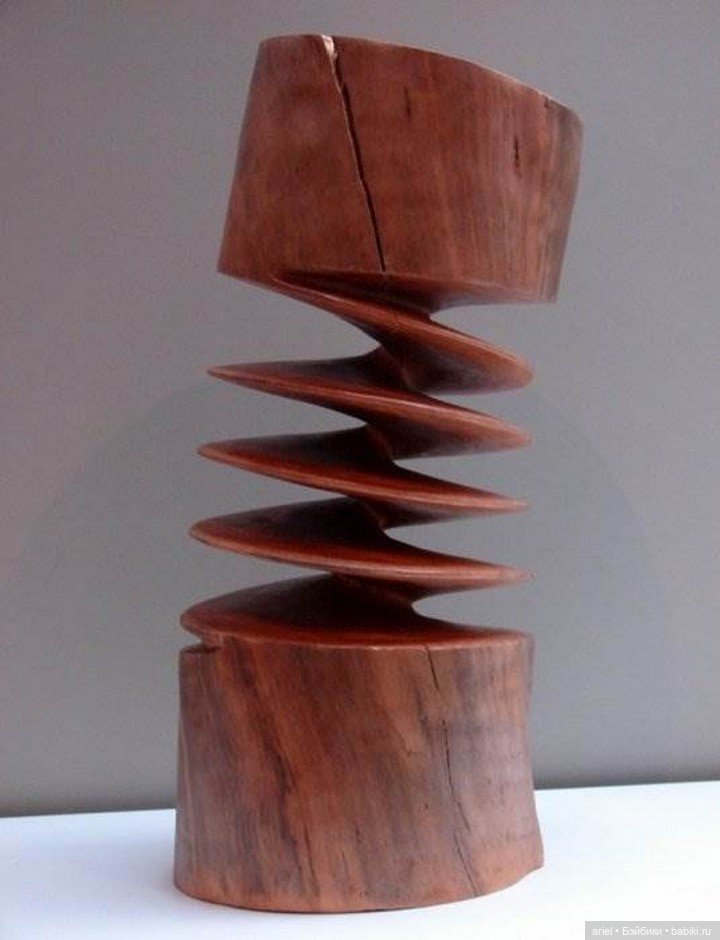 Закрученные деревянные скульптуры от Ксавье Пуэнте Виларделя (Xavier Puente Vilardell) (фото 6)