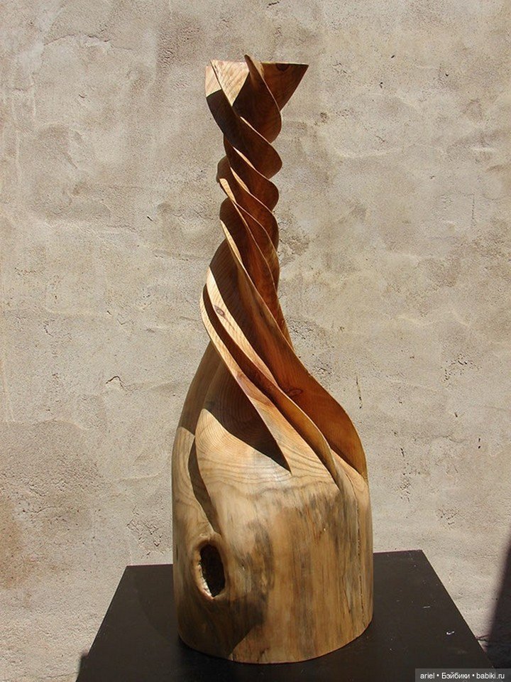 Закрученные деревянные скульптуры от Ксавье Пуэнте Виларделя (Xavier Puente Vilardell) (фото 8)