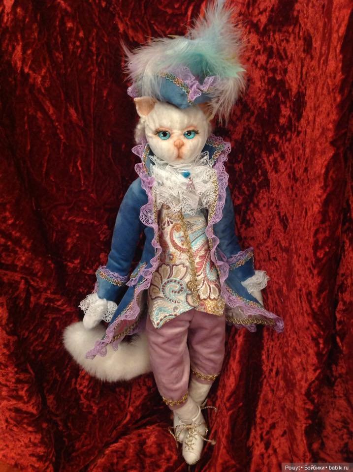 Кошки - очарование моё — Текстильные игрушки и примитивы: кофейные (фото 3)