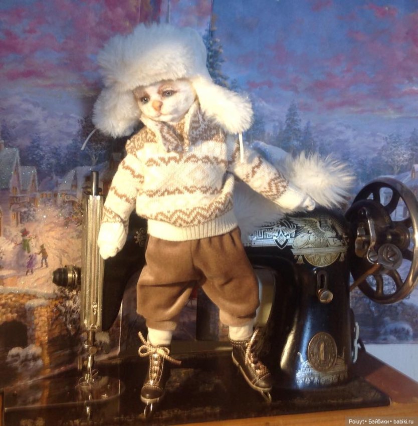 Кошки - очарование моё — Текстильные игрушки и примитивы: кофейные