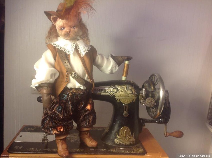 Кошки - очарование моё — Текстильные игрушки и примитивы: кофейные (фото 9)