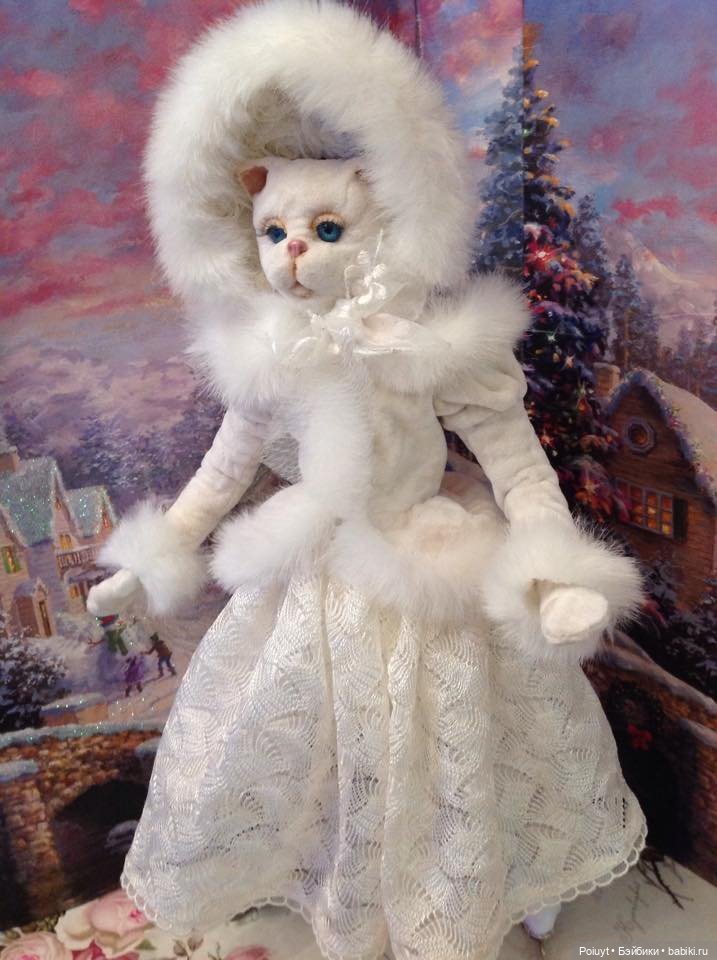 Кошки - очарование моё — Текстильные игрушки и примитивы: кофейные (фото 4)