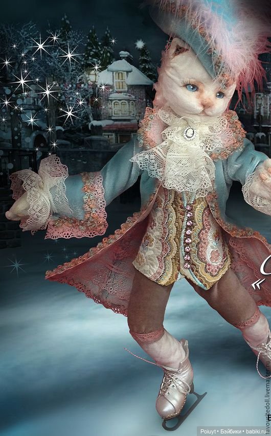 Кошки - очарование моё — Текстильные игрушки и примитивы: кофейные