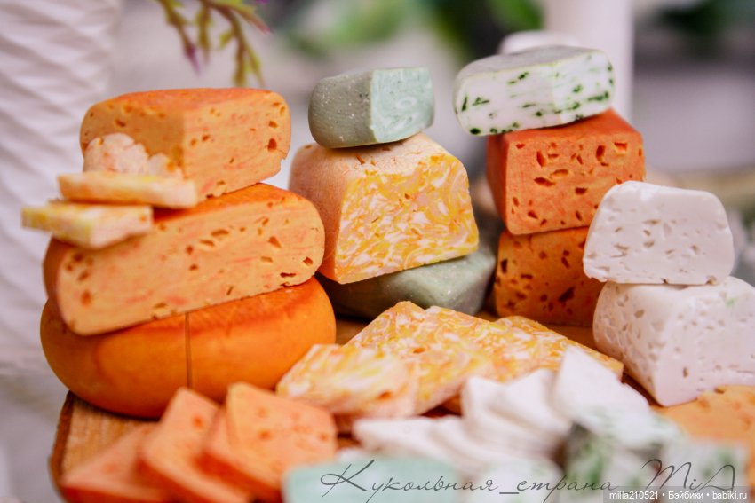 Сыр всему голова — Кукольная миниатюра своими руками: еда (фото 6)