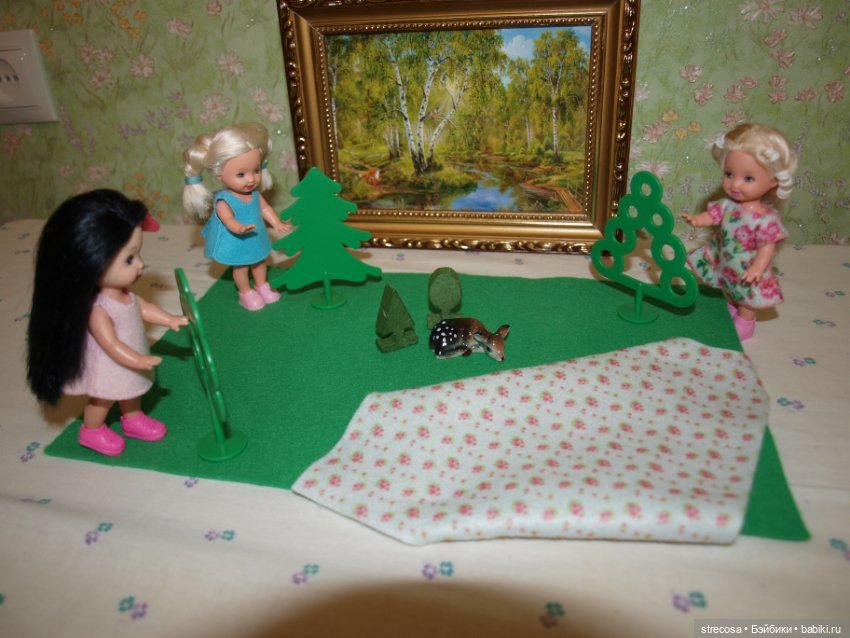 Маруся, Галочка и Светланка в "Научной экспедиции" (куколки Келли от Mattel) (фото 4)