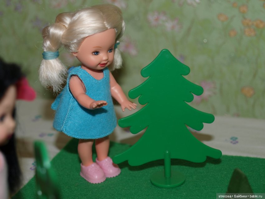 Маруся, Галочка и Светланка в "Научной экспедиции" (куколки Келли от Mattel) (фото 9)