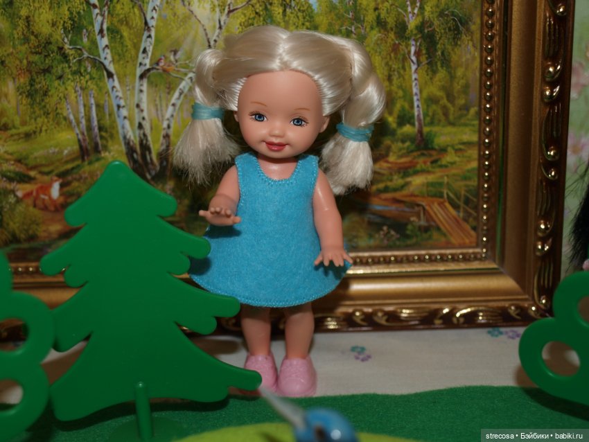 Маруся, Галочка и Светланка в "Научной экспедиции" (куколки Келли от Mattel)