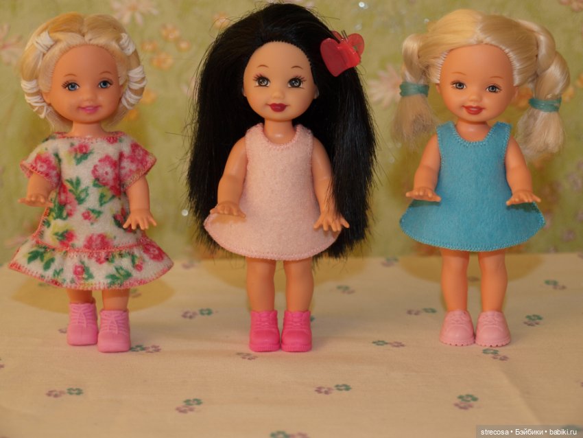 Маруся, Галочка и Светланка в "Научной экспедиции" (куколки Келли от Mattel)