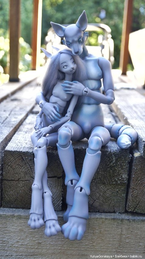 Зайка и волк Esteradolls — Гибридизация кукол BJD (БЖД): пересадка головы (фото 2)