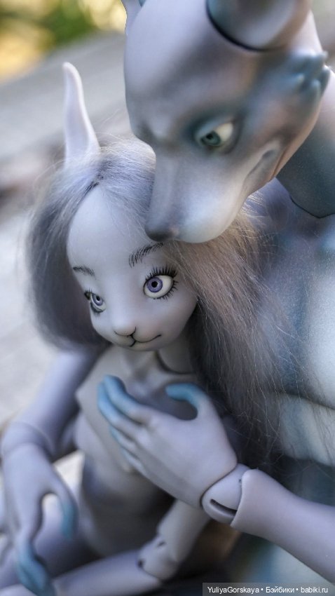 Зайка и волк Esteradolls — Гибридизация кукол BJD (БЖД): пересадка головы (фото 8)