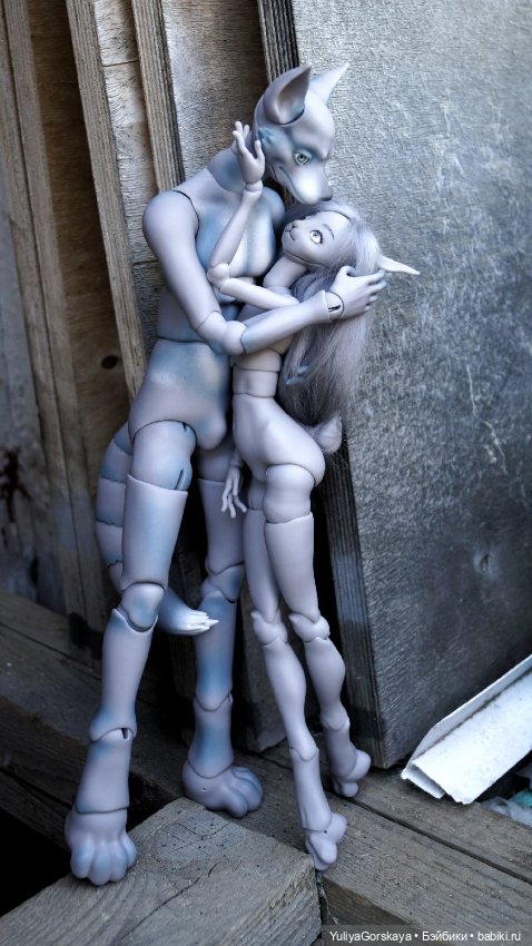 Зайка и волк Esteradolls — Гибридизация кукол BJD (БЖД): пересадка головы (фото 5)