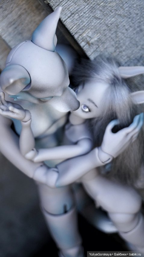 Зайка и волк Esteradolls — Гибридизация кукол BJD (БЖД): пересадка головы (фото 6)
