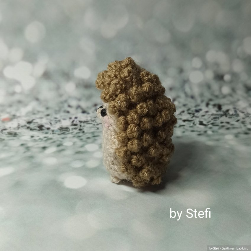 Мини-ёжик — Вязаные игрушки и амигуруми: крючком (фото 3)