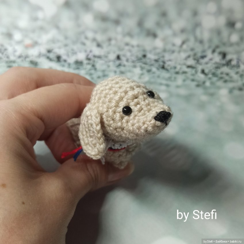 Мини-таксик — Вязаные игрушки и амигуруми: крючком (фото 9)