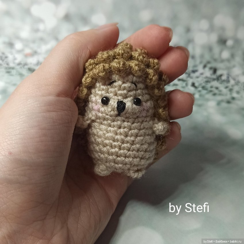 Мини-ёжик — Вязаные игрушки и амигуруми: крючком (фото 7)
