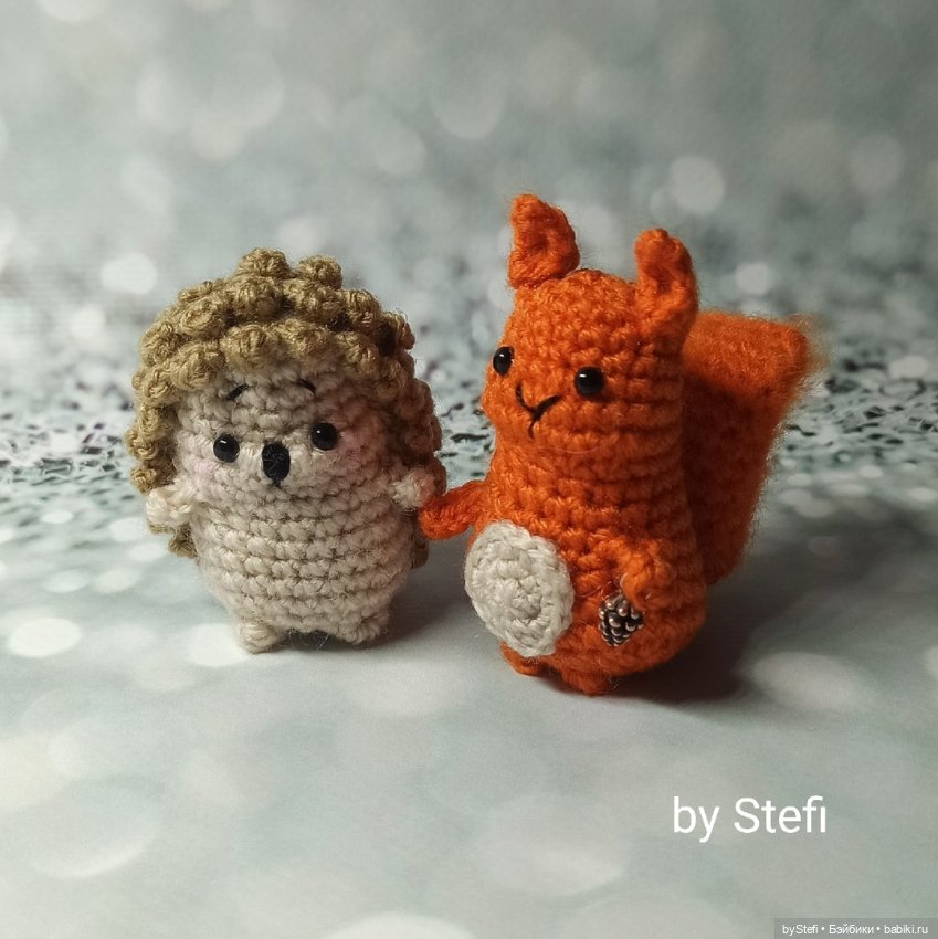 Мини-ёжик — Вязаные игрушки и амигуруми: крючком (фото 10)
