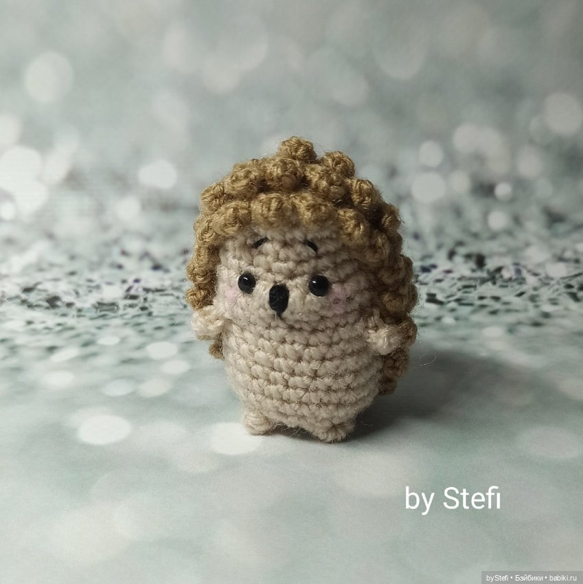 Мини-ёжик — Вязаные игрушки и амигуруми: крючком (фото 4)