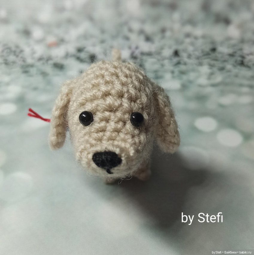 Мини-таксик — Вязаные игрушки и амигуруми: крючком (фото 2)