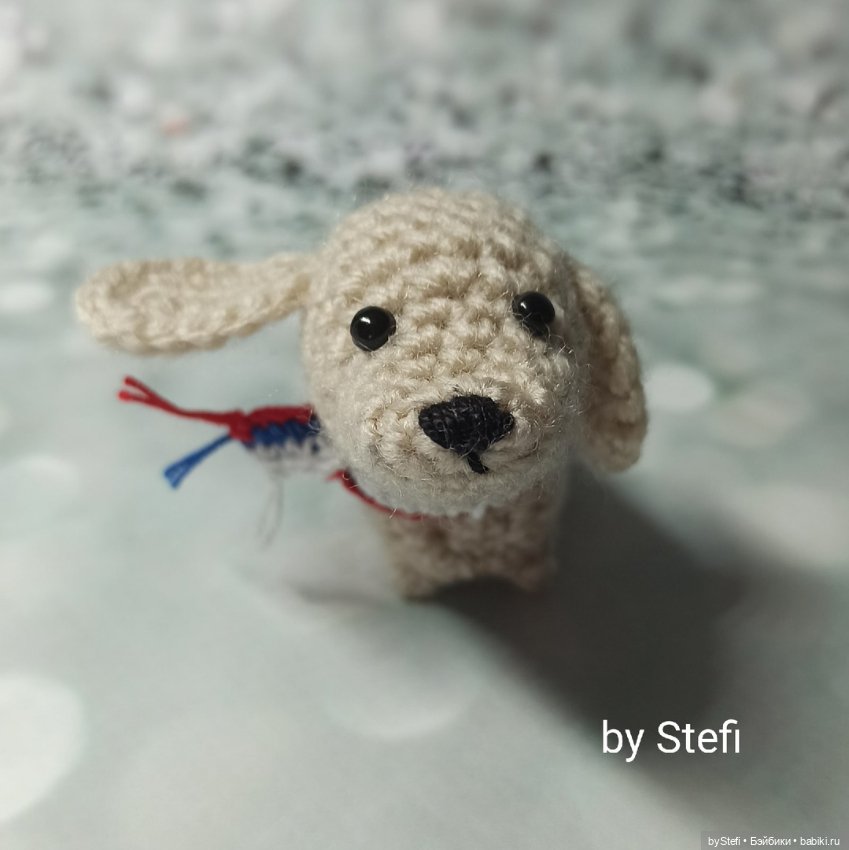 Мини-таксик — Вязаные игрушки и амигуруми: крючком (фото 10)