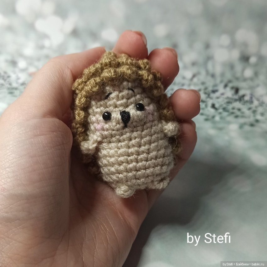 Мини-ёжик — Вязаные игрушки и амигуруми: крючком (фото 8)